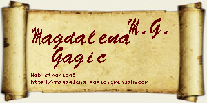 Magdalena Gagić vizit kartica
